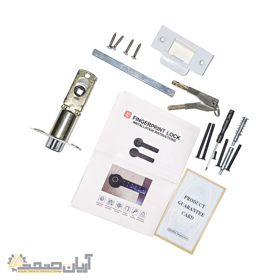  Smart Fingerprint Door Lock | قفل هوشمند اثر انگشتی | Bluetooth Remote Control | Keyless Entry & Home Security | Digital 