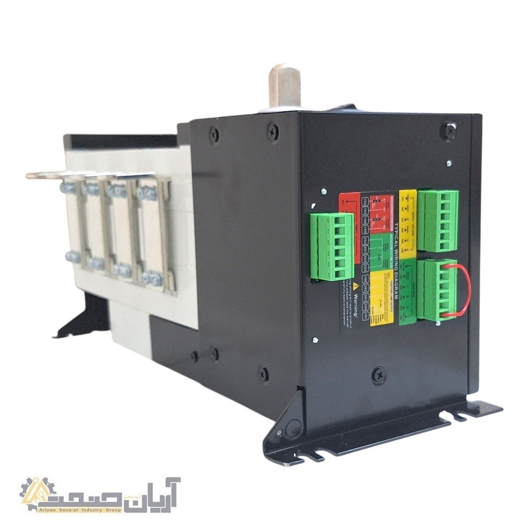  کلید انتقال خودکار صنعتی GEYA مدل GATS-G-250/4P چهار پل 250 آمپر 