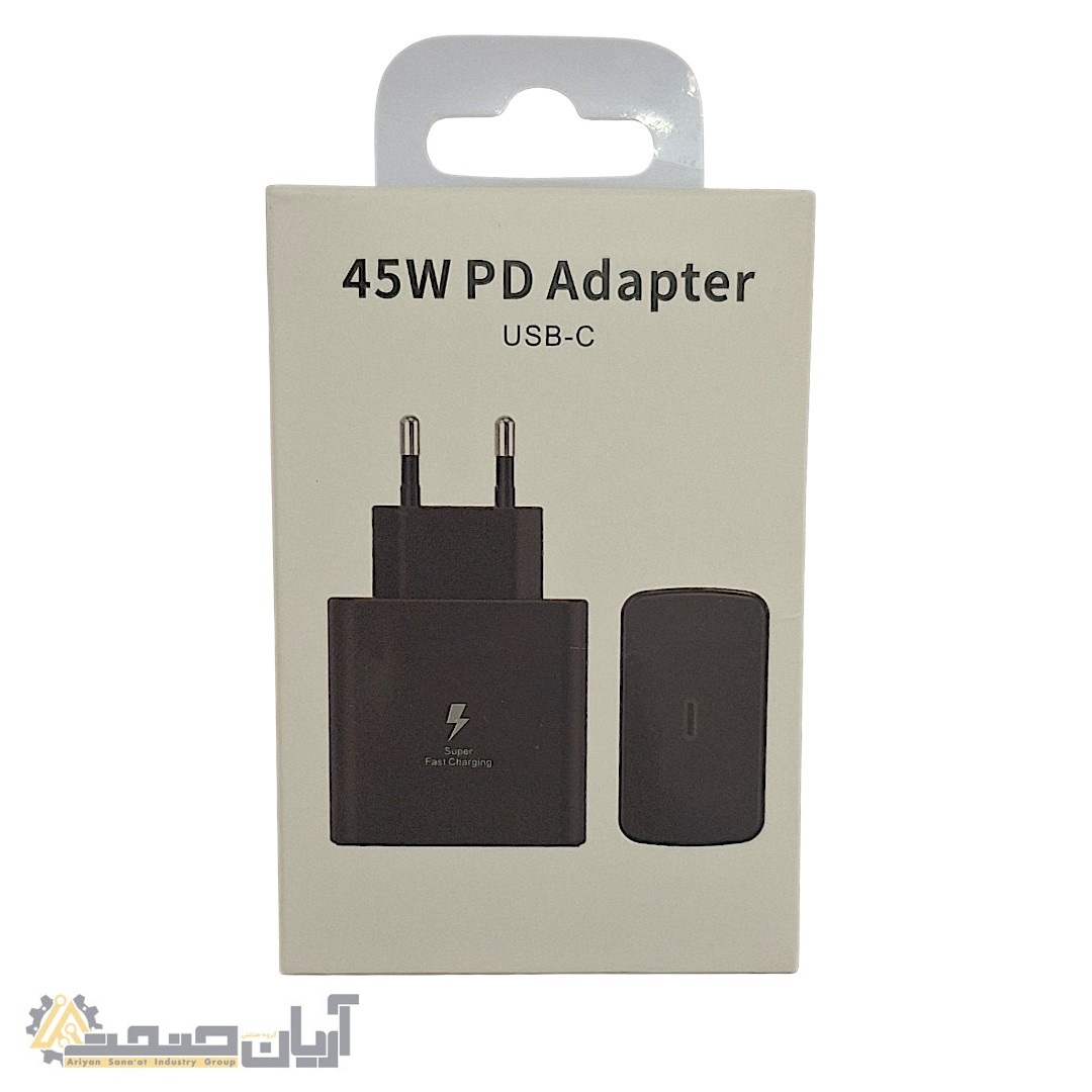 شارژر سوپر فست شارژ ۴۵ وات USB-C | پشتیبانی از PD و PPS | شارژ فوق سریع واقعی