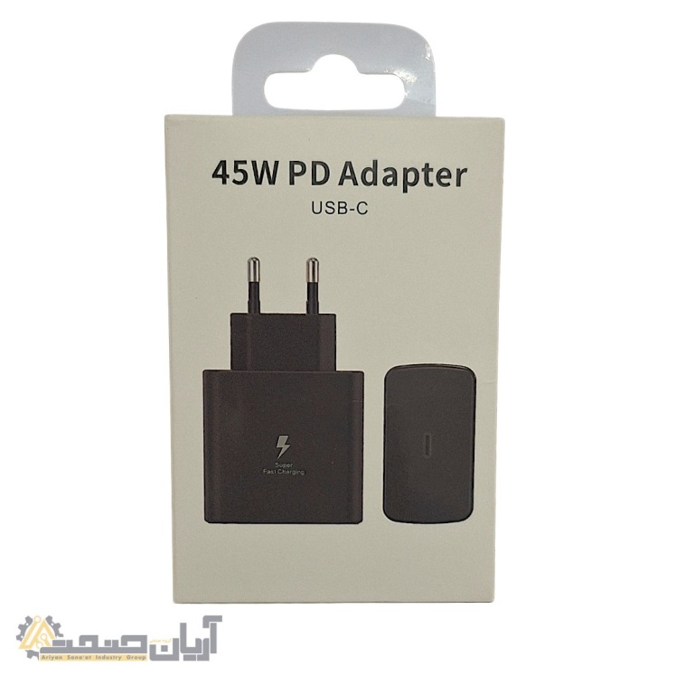 شارژر سوپر فست شارژ ۴۵ وات USB-C | پشتیبانی از PD و PPS | شارژ فوق سریع واقعی