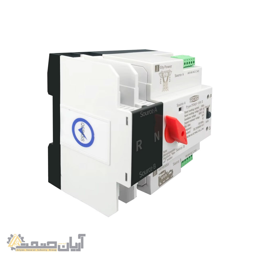  کلید انتقال خودکار برق (ATS) تک‌فاز 63 آمپر 