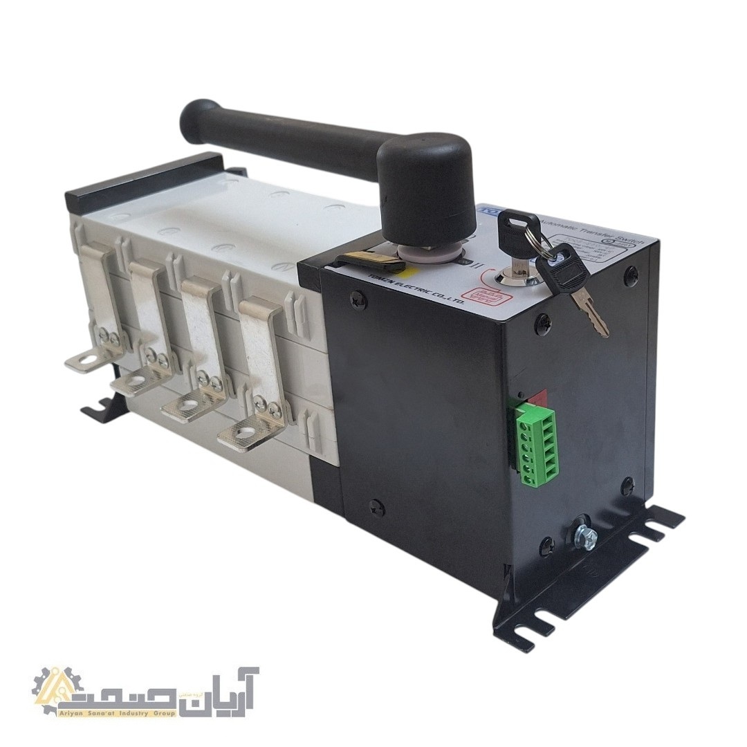 ATS صنعتی TOMZN TOQ5-250A | کلید انتقال اتوماتیک برق 250 آمپر 4 پل سه فاز