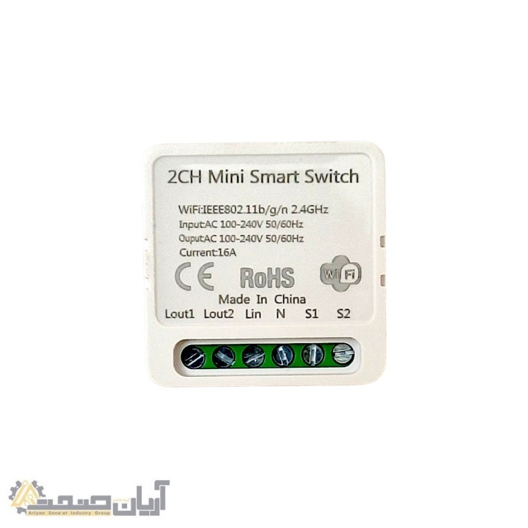 2CH Mini Smart Switch Tuya WiFi