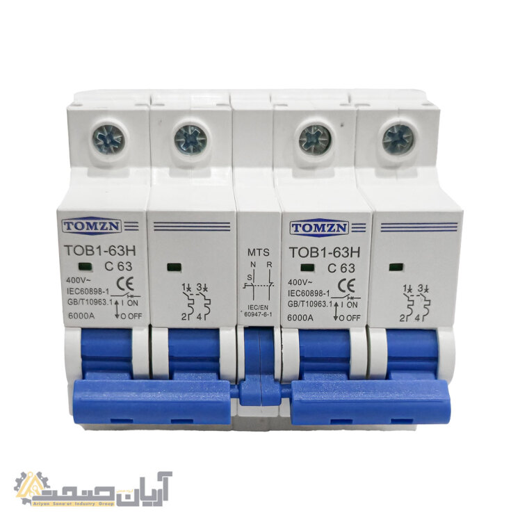 Sale 2P+2P MTS AC Dual power Manual transfer switch Circuit breaker MCB 50HZ/60HZ (TOB1-63H)