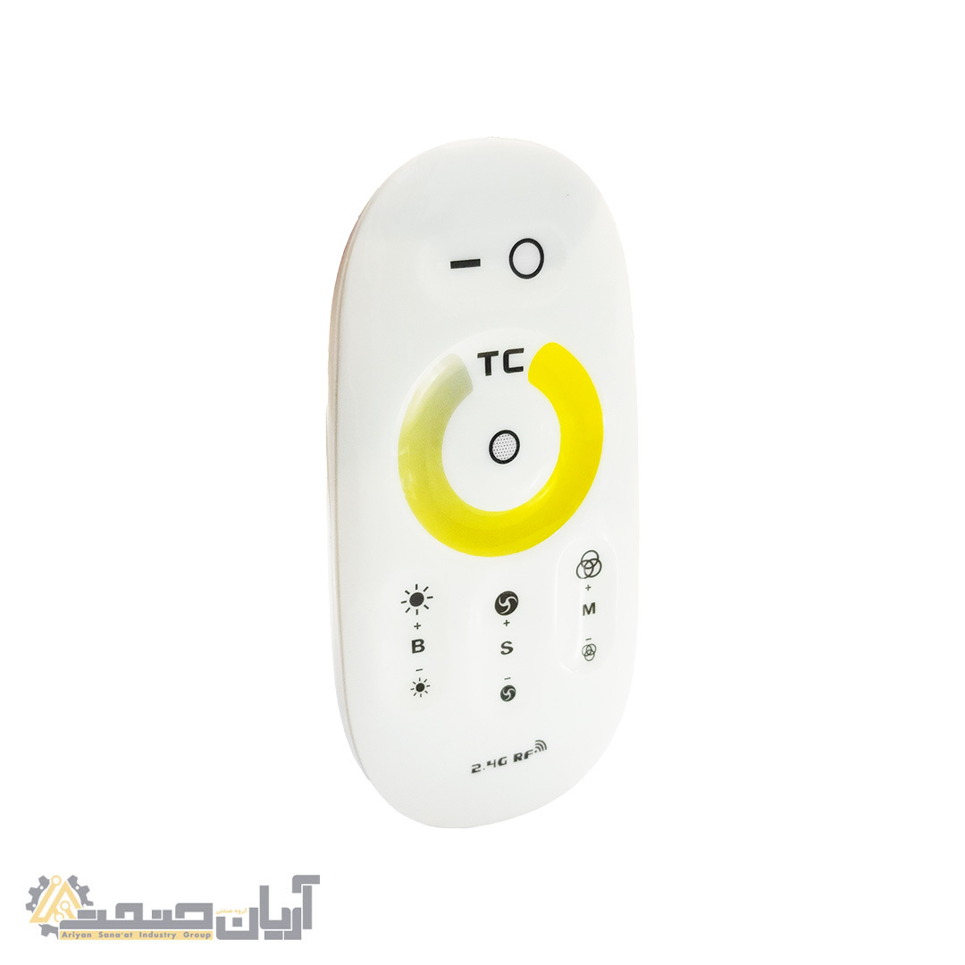  کنترلر لمسی و وای‌فای LED هوشمند | سازگار با ریسه‌های ۱۲ و ۲۴ ولت + کنترل دمای رنگ CCT 