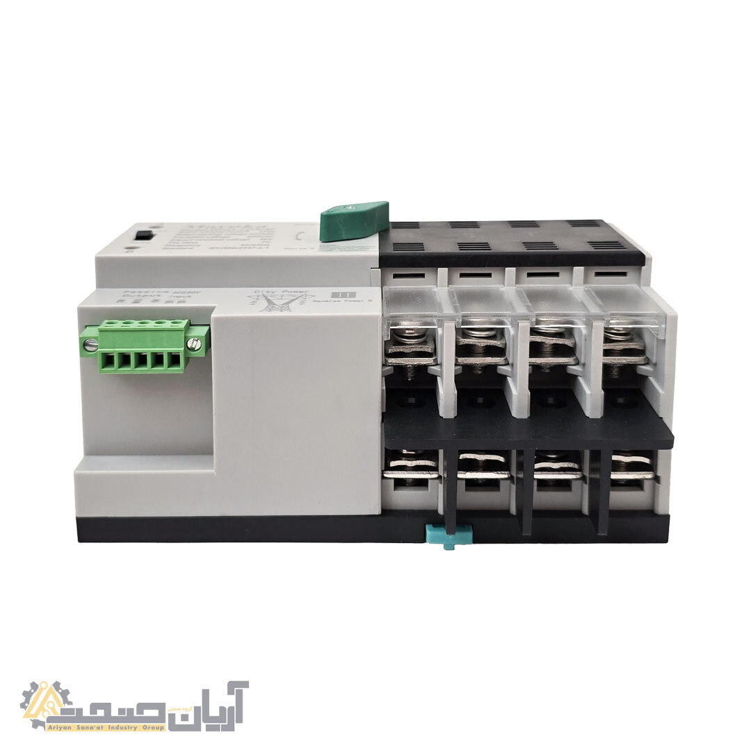 کلید اتوماتیک انتقال برق (ATS) چهار پل 100 آمپر Mayoka مدل WFQ4-125R/4P | سوئیچ انتقال خودکار برق شهر وبرق خورشیدی 