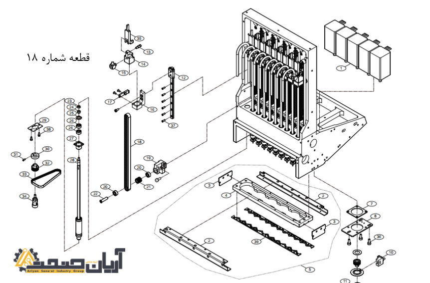  تسمه تایم MC05-000117 مخصوص SPINDLE در دستگاه‌های SMT سامسونگ