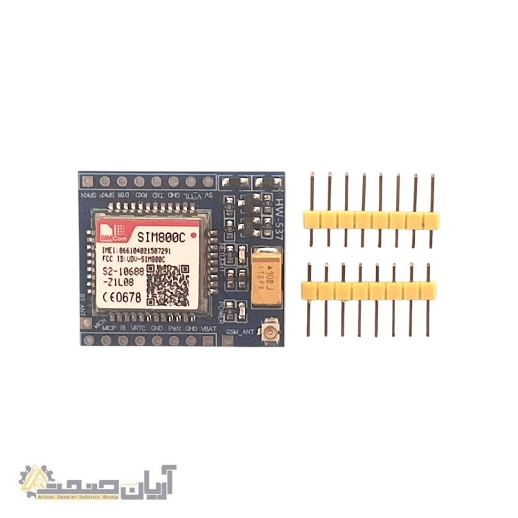 ماژول مخابراتی SIM800C مدل MOD53/HW-537 با قابلیت GSM، GPRS، بلوتوث و TTS